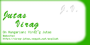 jutas virag business card